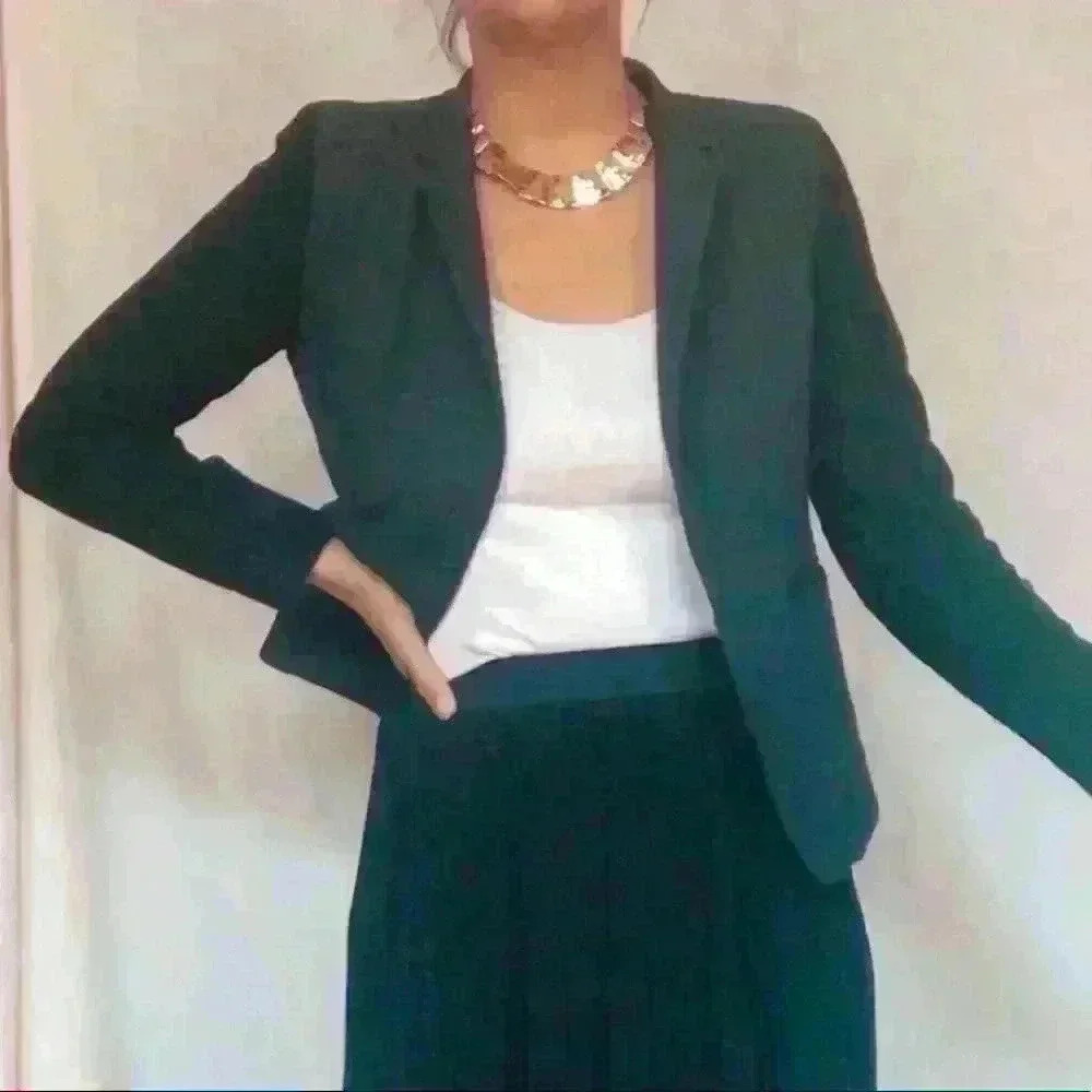 Designer wool blazer - Picture 3 of 10